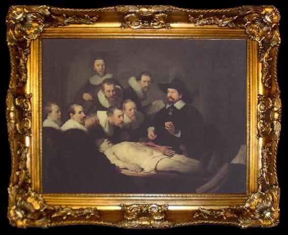 framed  REMBRANDT Harmenszoon van Rijn The anatomy Lesson of Dr Nicolaes tulp (mk33), ta009-2